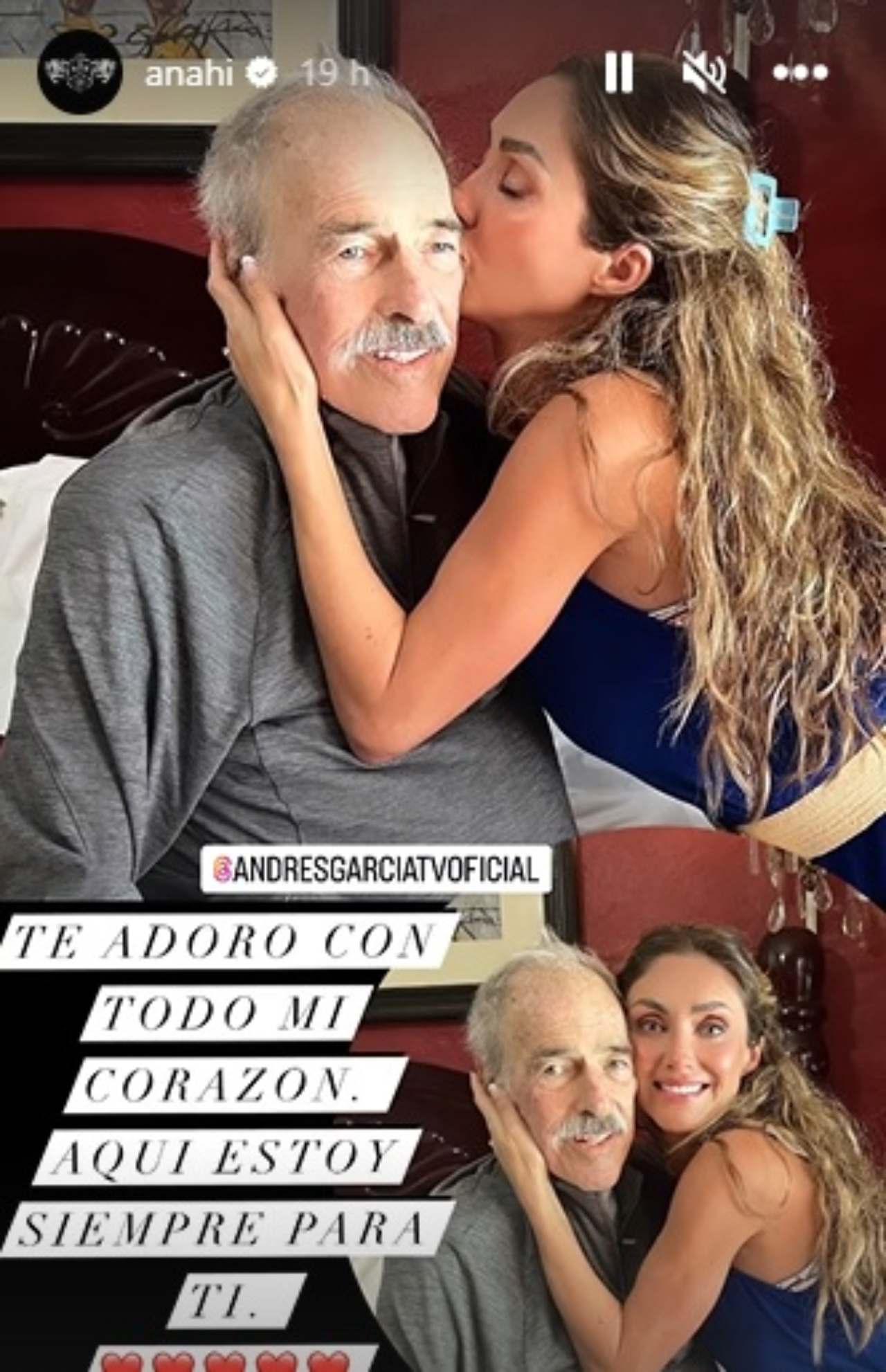 Anahi reencuentro con Andres Garcia fotos