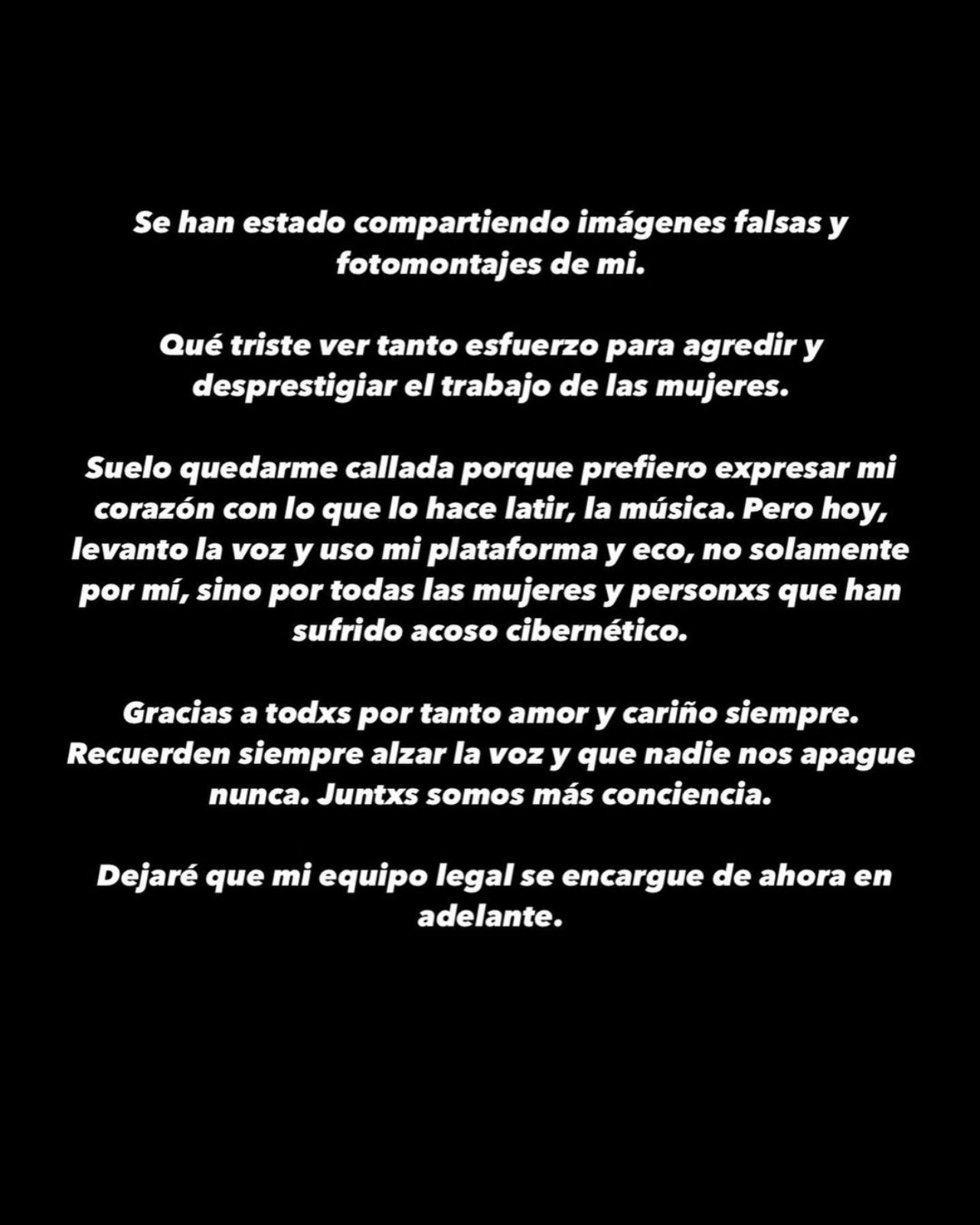 Angela Aguilar video intimo reacciona Instagram