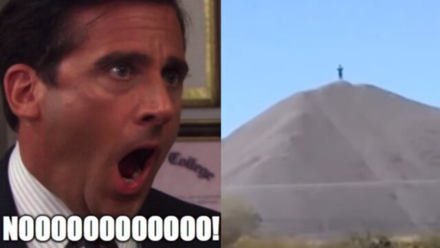 Gigante aparece en cerro de Aguascalientes