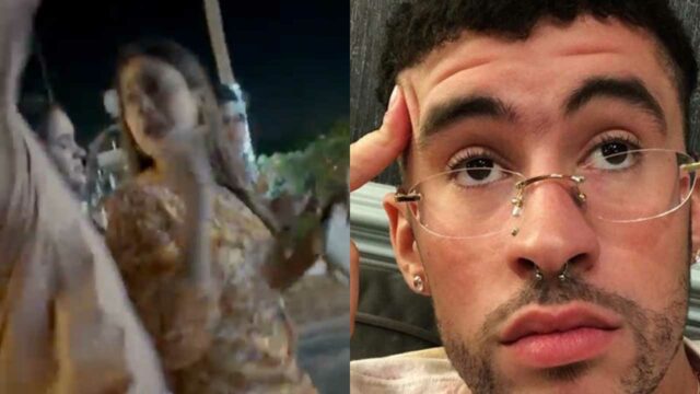 Bad Bunny avienta celular fan