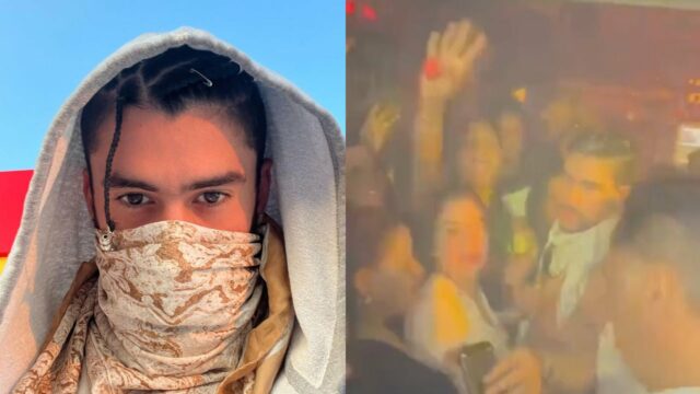 Bad Bunny avienta celulares nuevo video