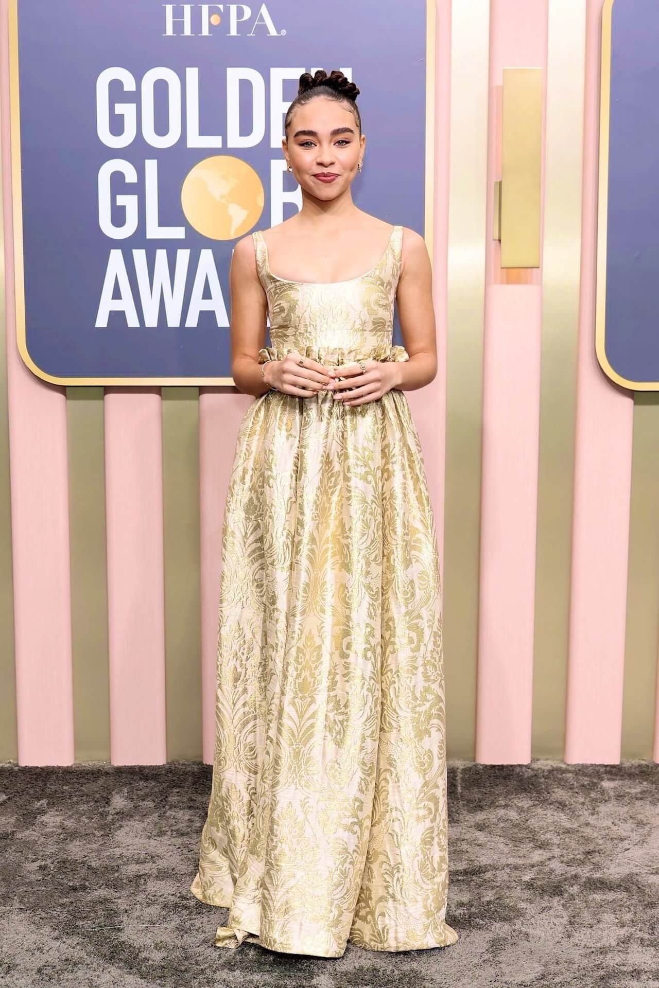 Bailey Bass en los Globos de Oro 2023