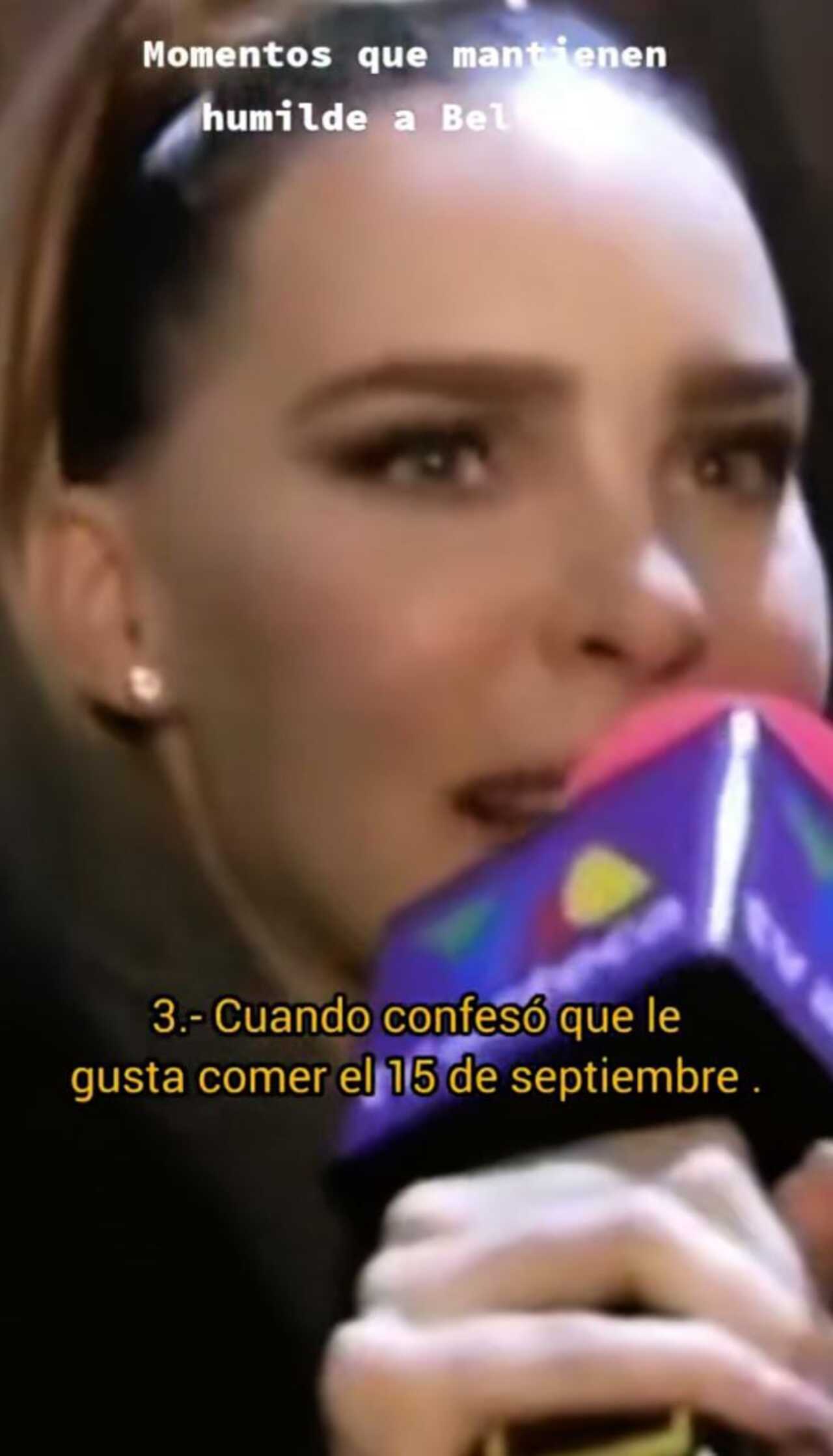 Belinda es humilde
