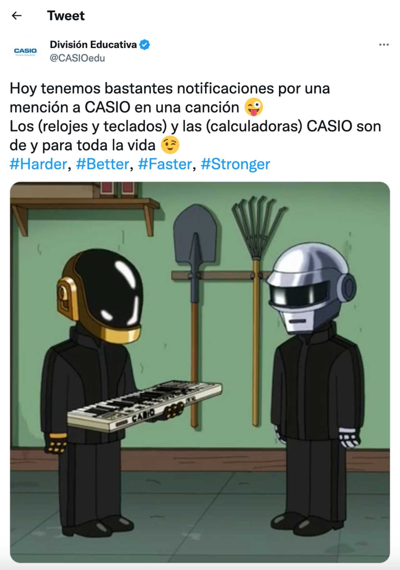 Casio responde a Shakira