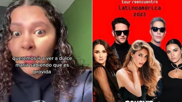 TikToker RBD Dulce MarÃ­a