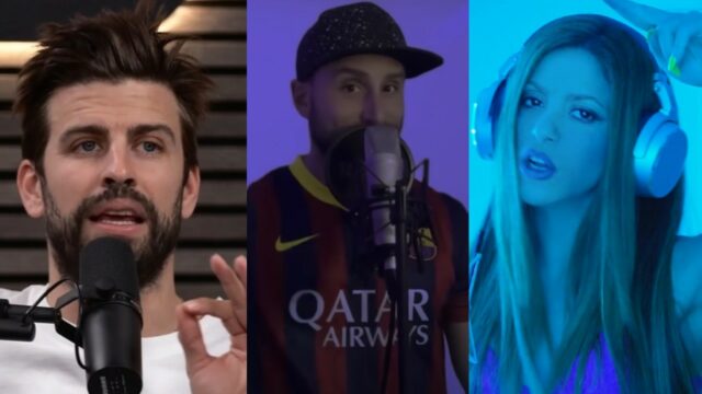 Piqué Shakira fan cancion burla cantante