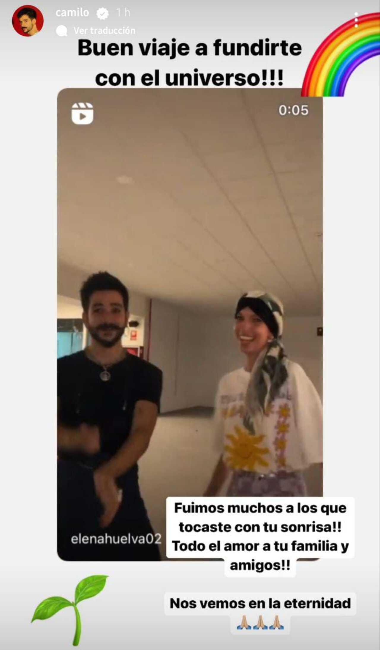 Camilo despide a Elena