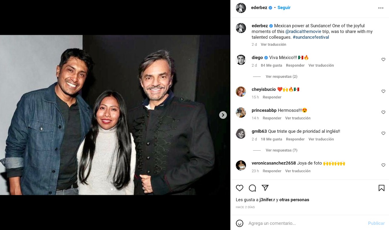 Eugenio Derbez Yalitza Tenoch Huerta