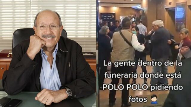 fans funeral Polo Polo fotos con artistas