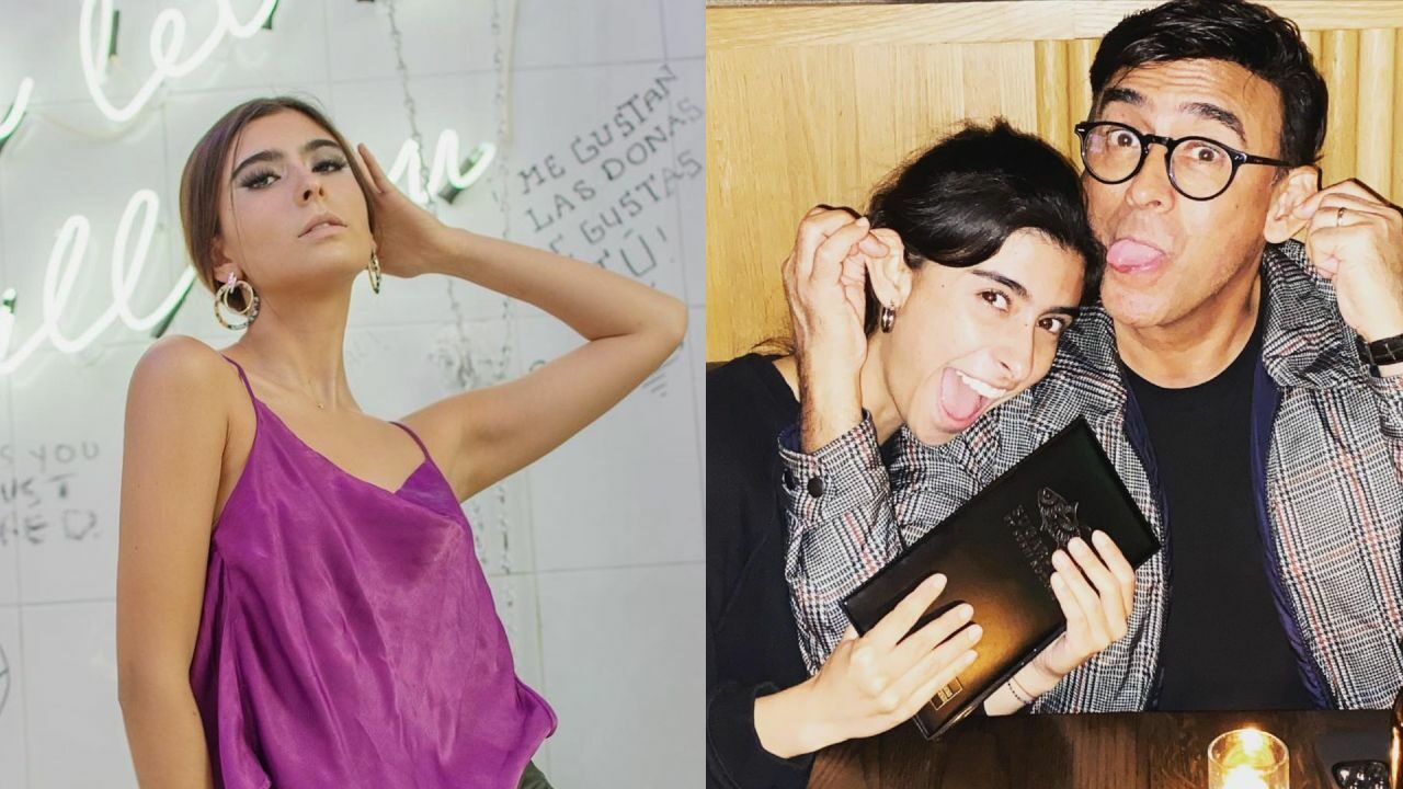 Hija Adal Ramones invita cenar papa paga