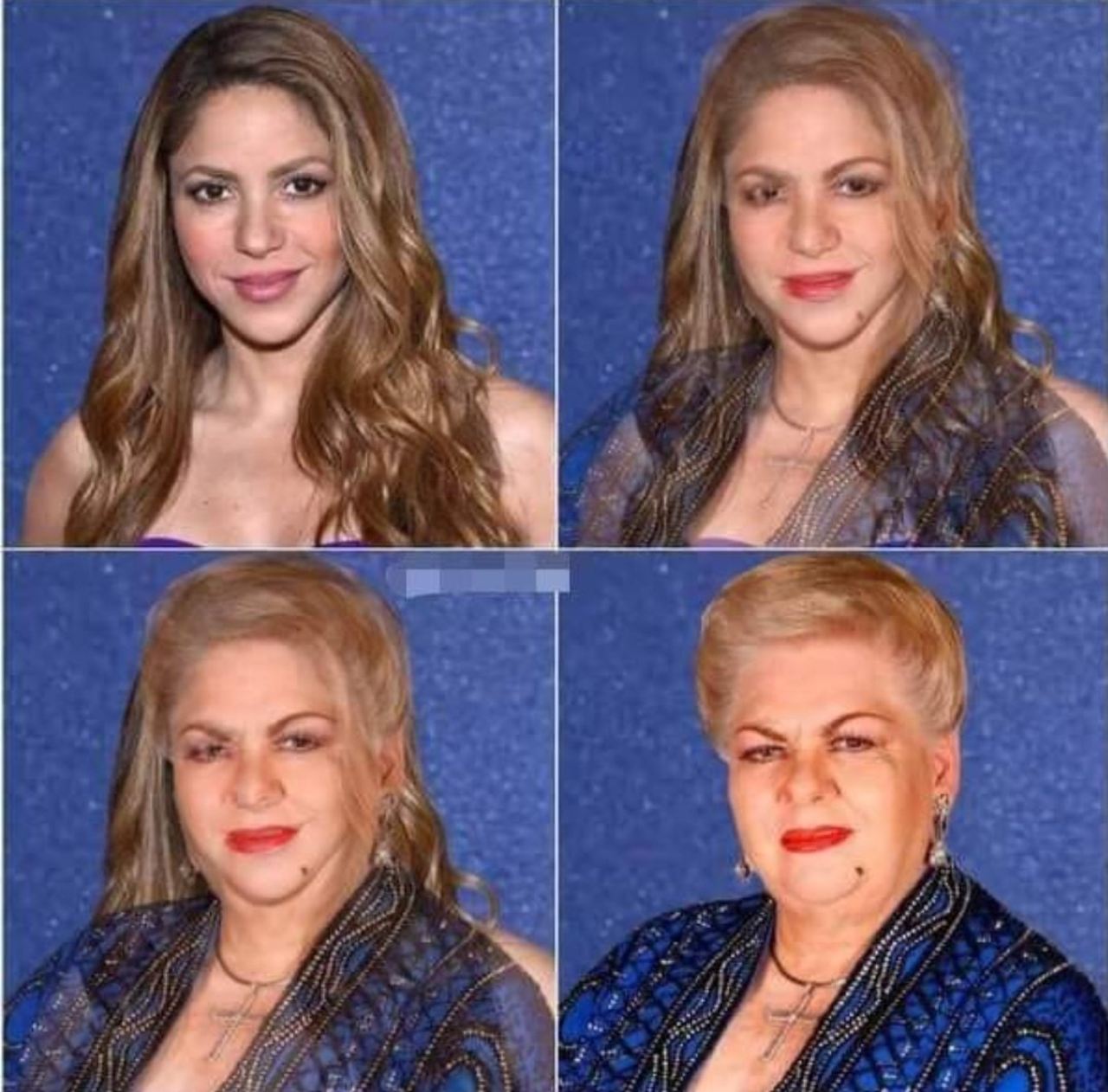 Meme Shakira convierte Paquita del Barrio