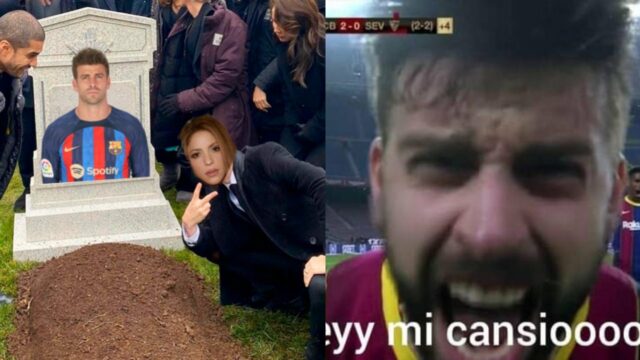 Memes Shakira a Pique cancion Bizarrap