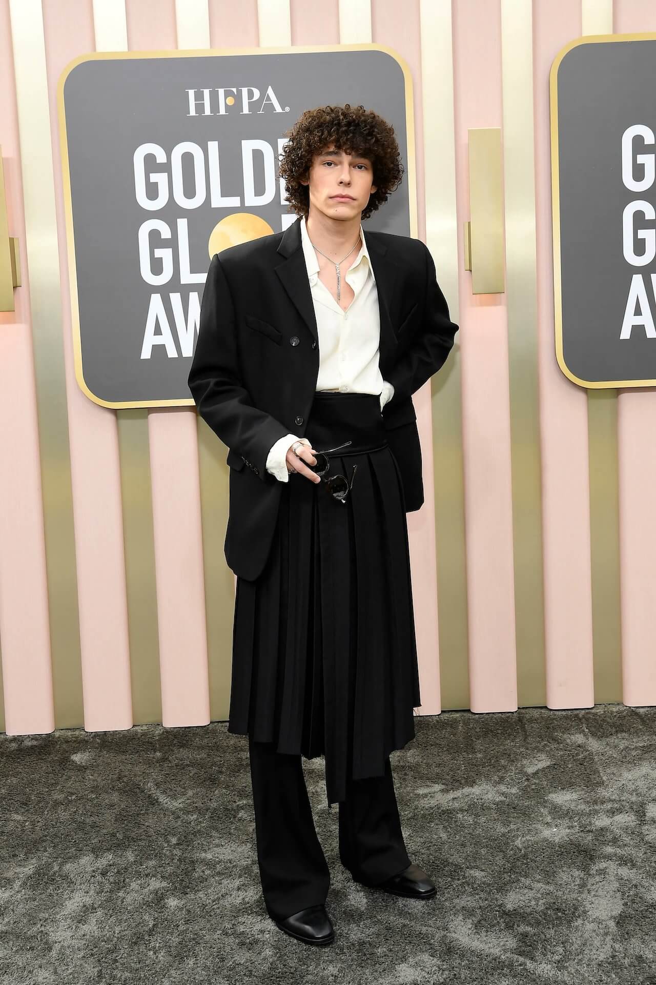 Reece Friedman en los Globos de Oro 2023