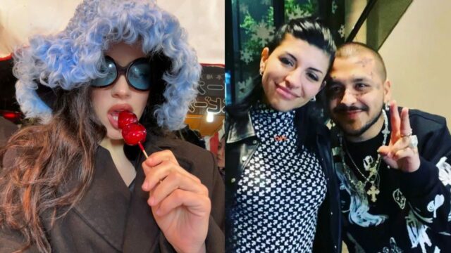Rosalia pasa año nuevo Nodal Cazzu