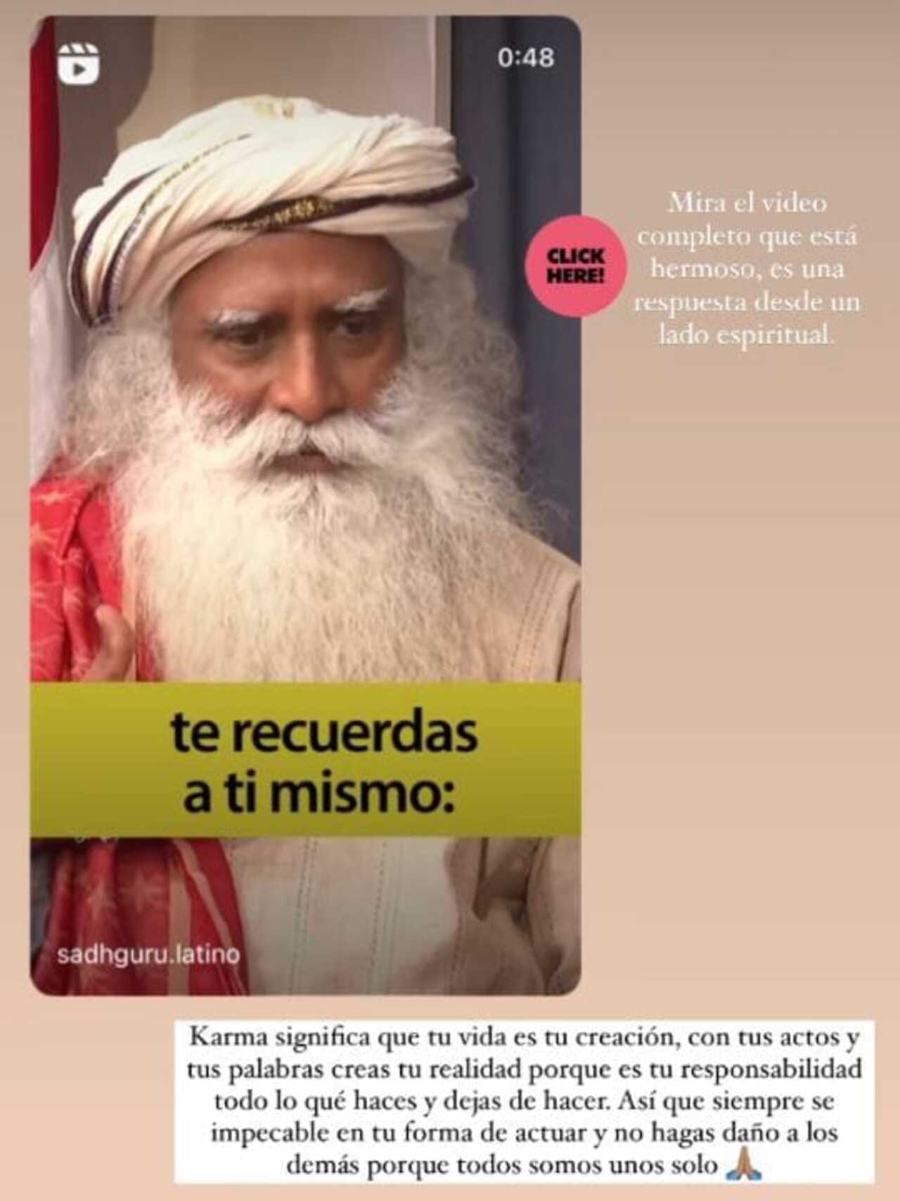 Sara indirecta para Irina 