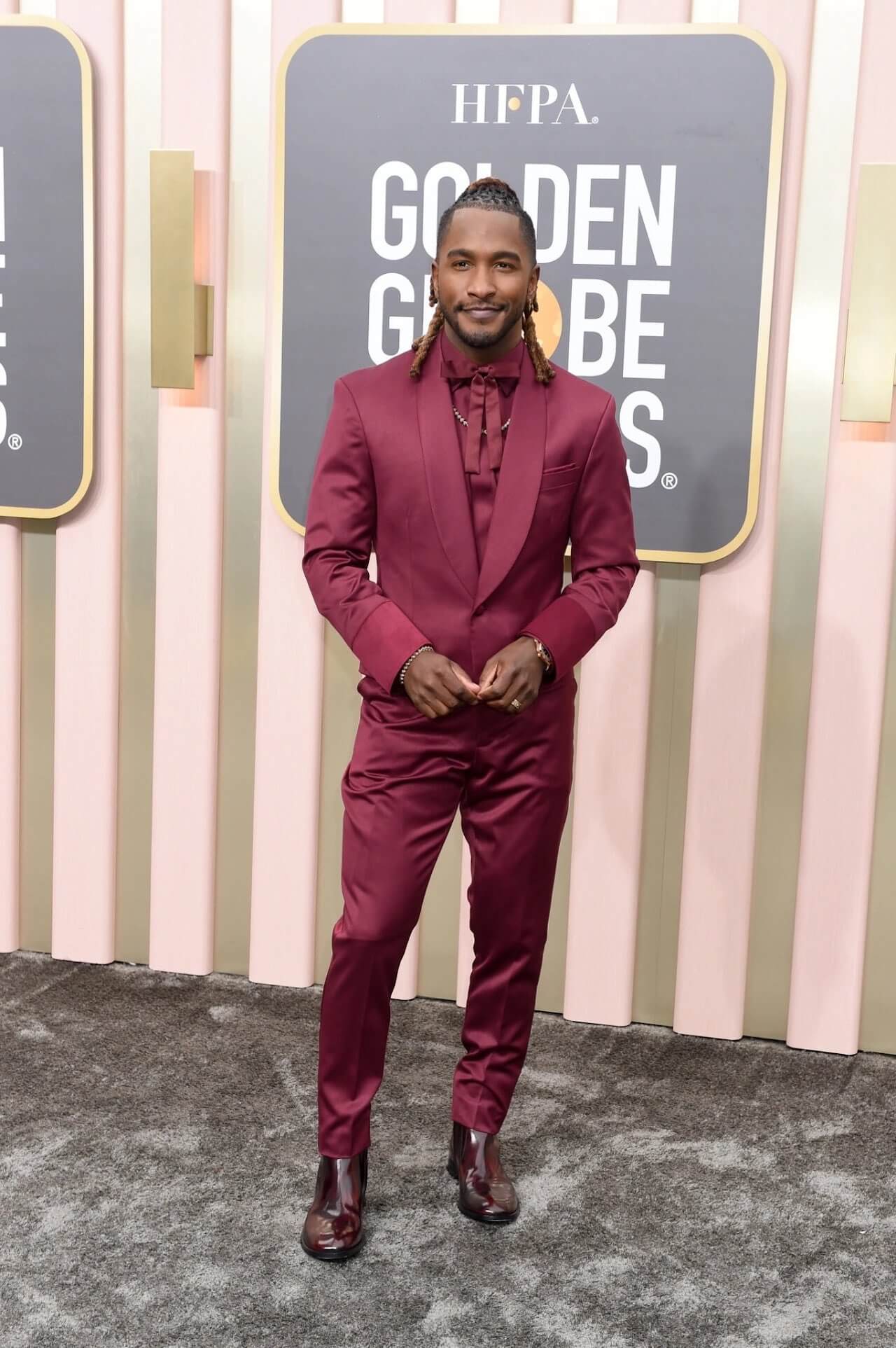 Scott Evans en los Globos de Oro 2023
