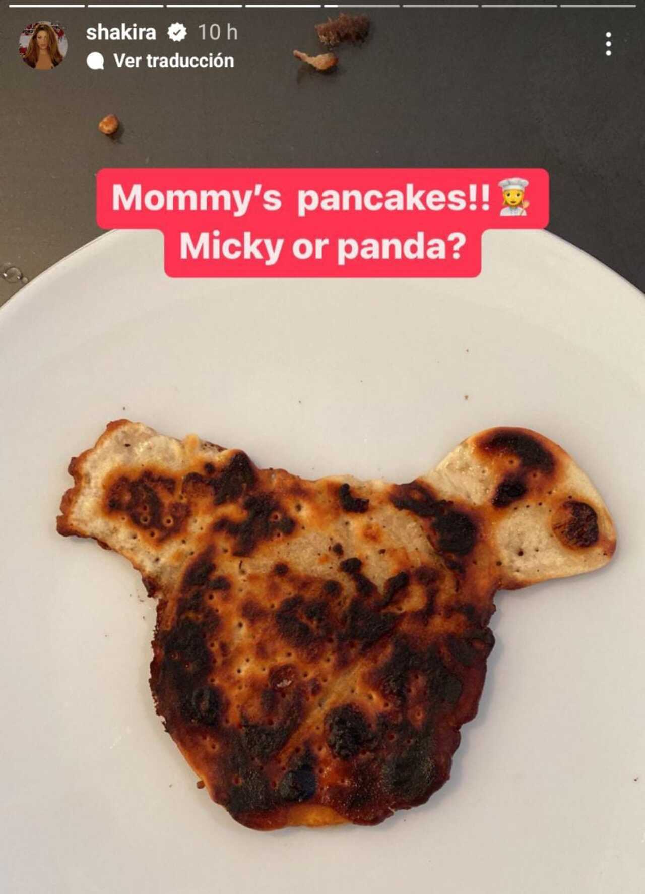 Shakira hace desayuno 