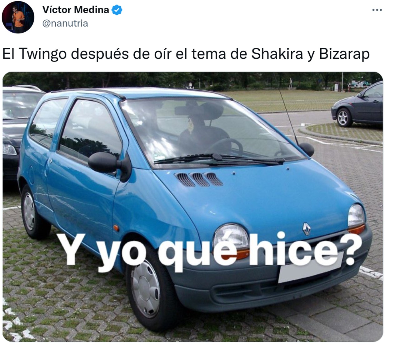 Shakira Clara chía Twingo