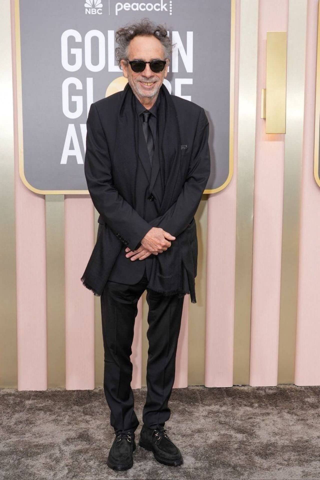Tim Burton en los Globos de Oro 2023