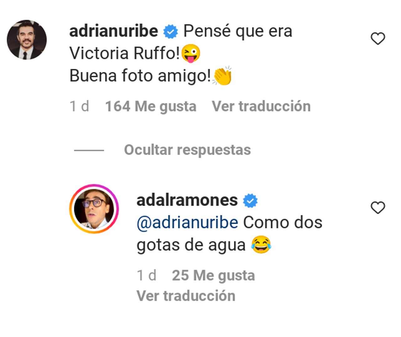 Adal Ramones Victoria Ruffo