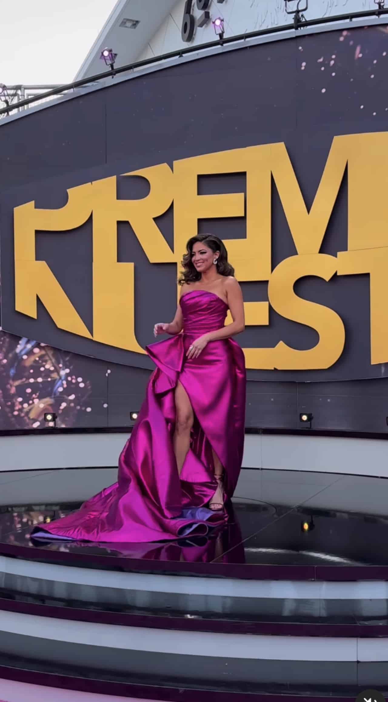 Premios Lo Nuestro alfombra roja pamela Silva