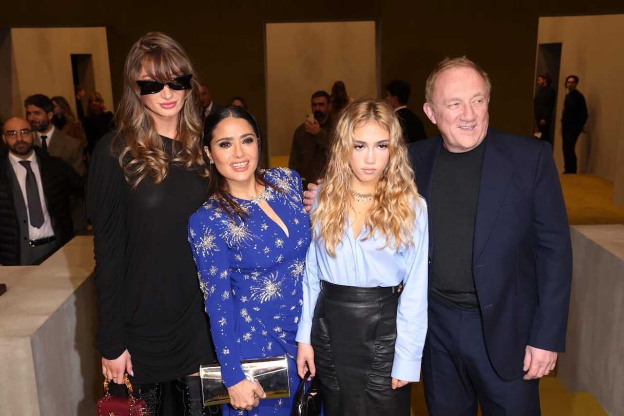 Salma Hayek Fashion Week