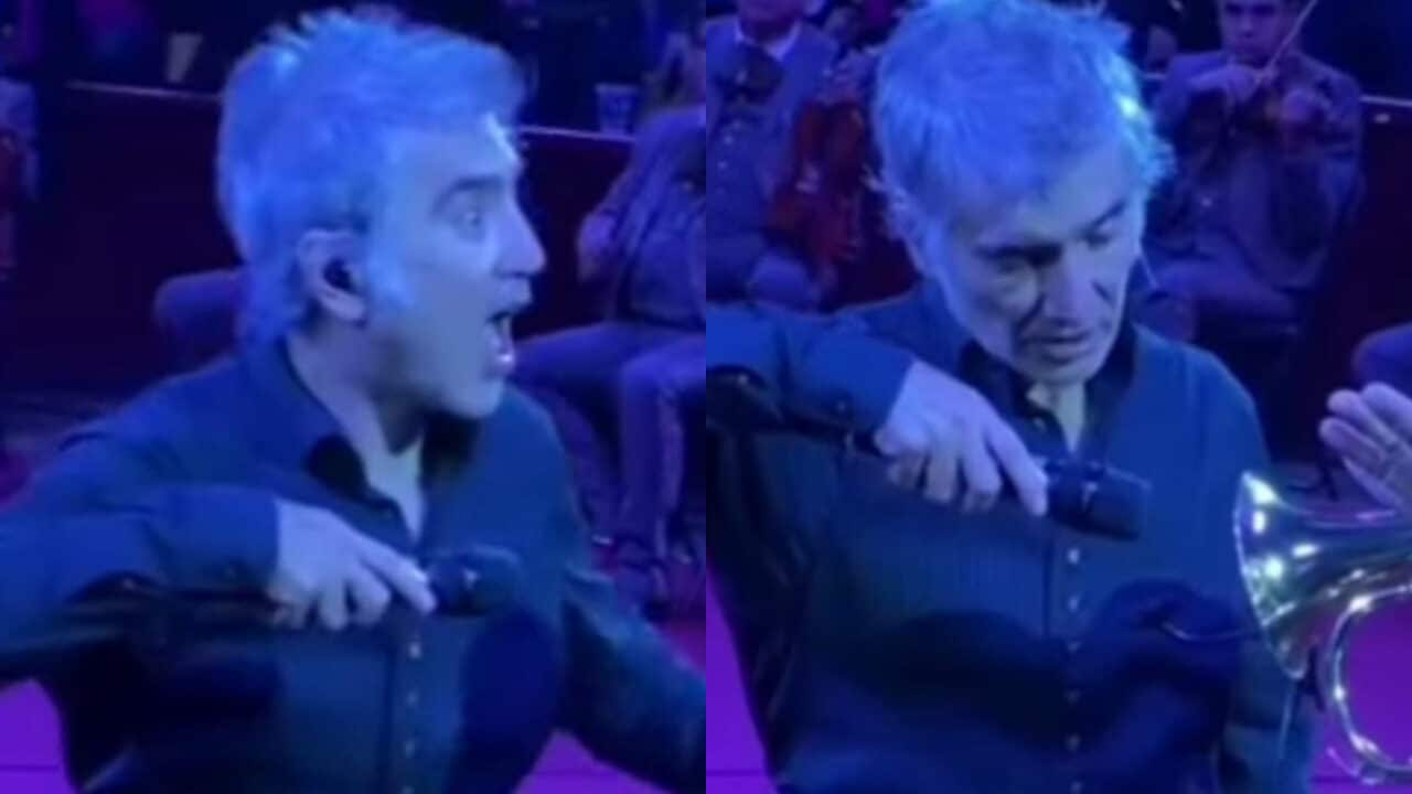 Alejandro Fernández borracho