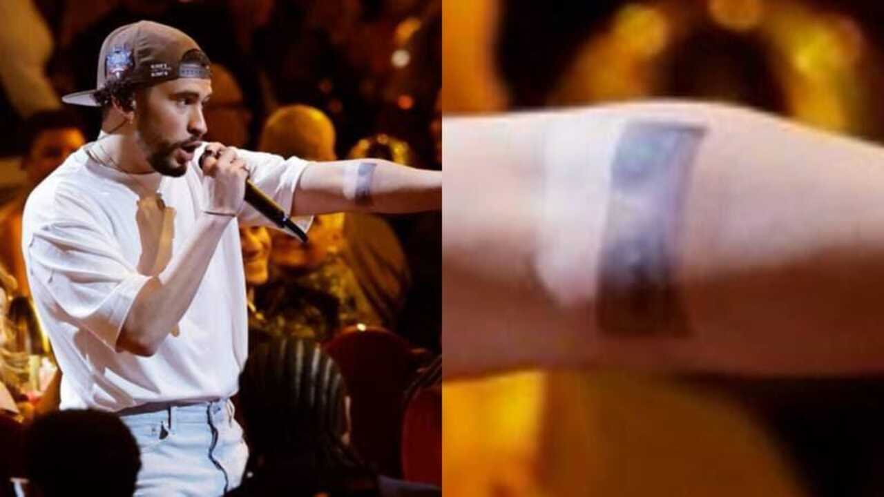 Bad Bunny tatuaje novia