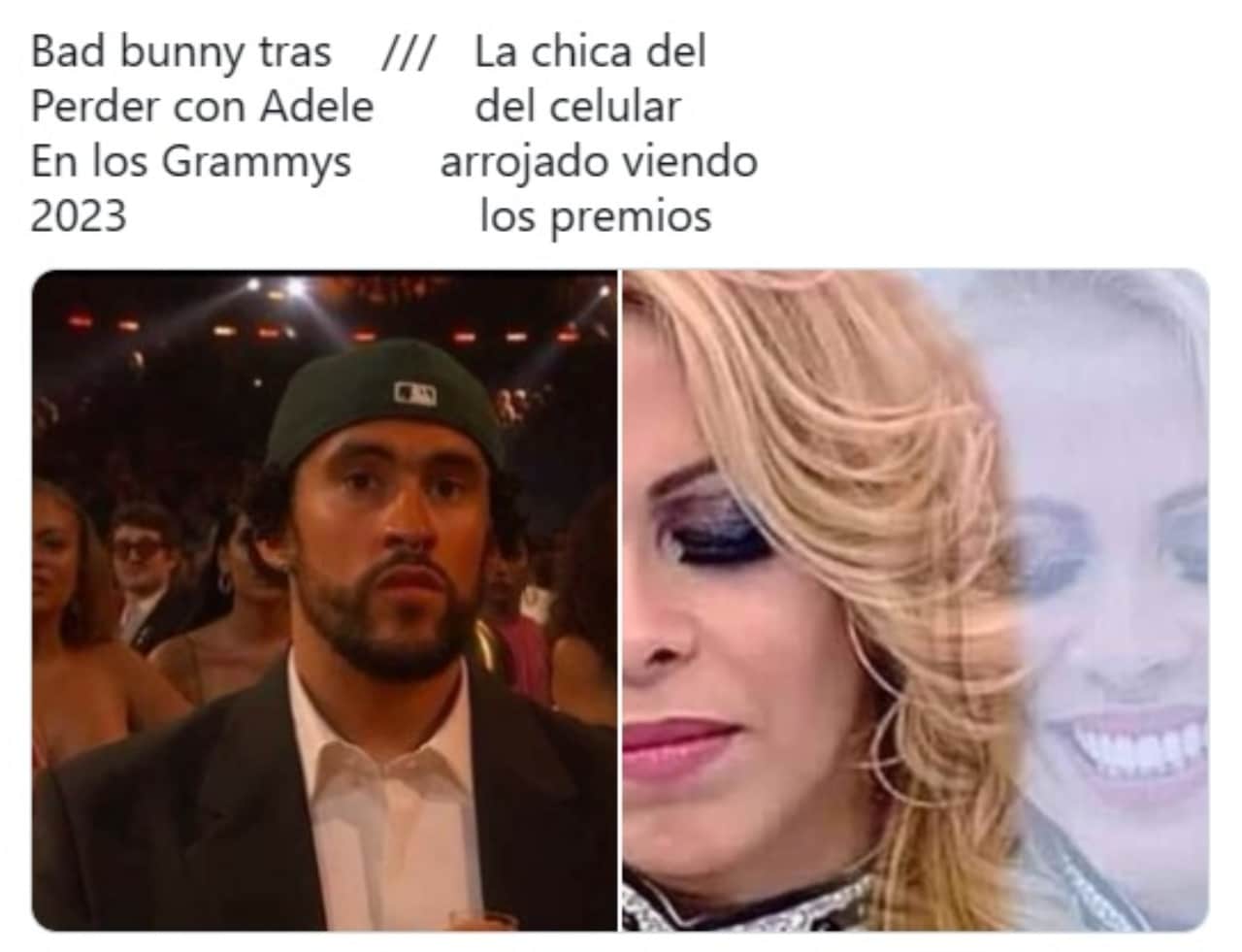 Meme Bad Bunny Grammy Adele 2023