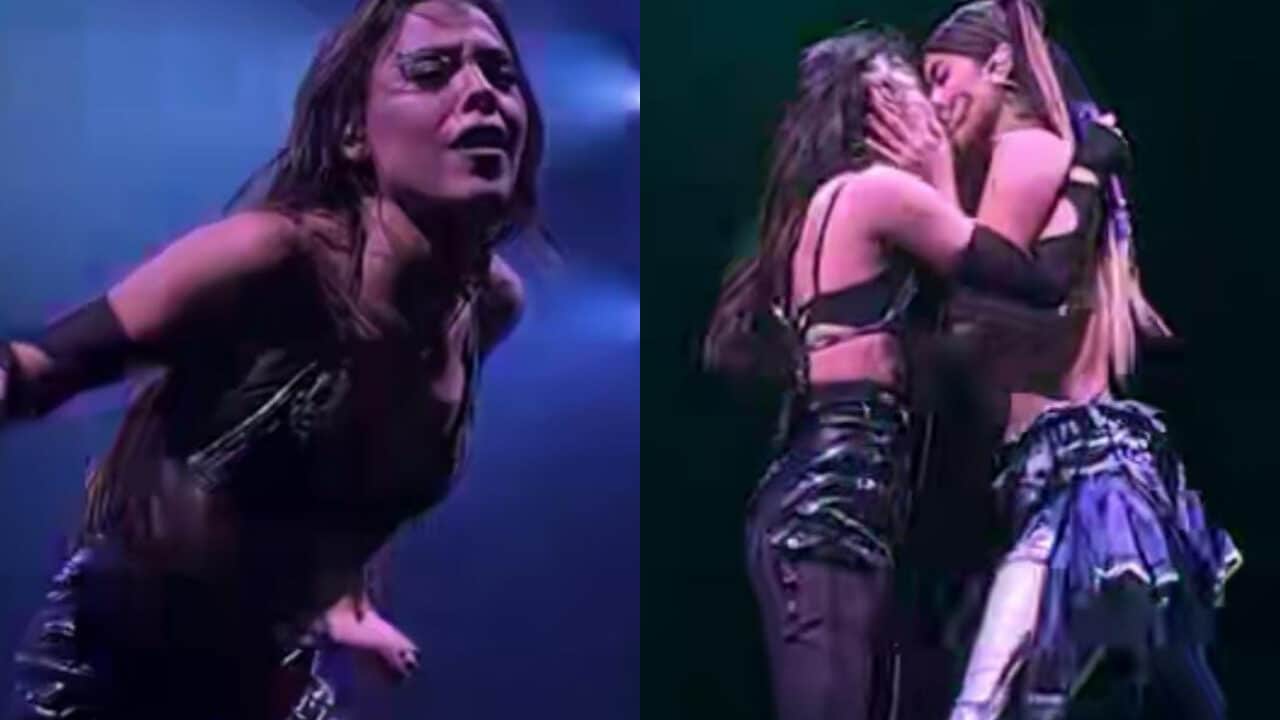 Danna Paola besa bailarina