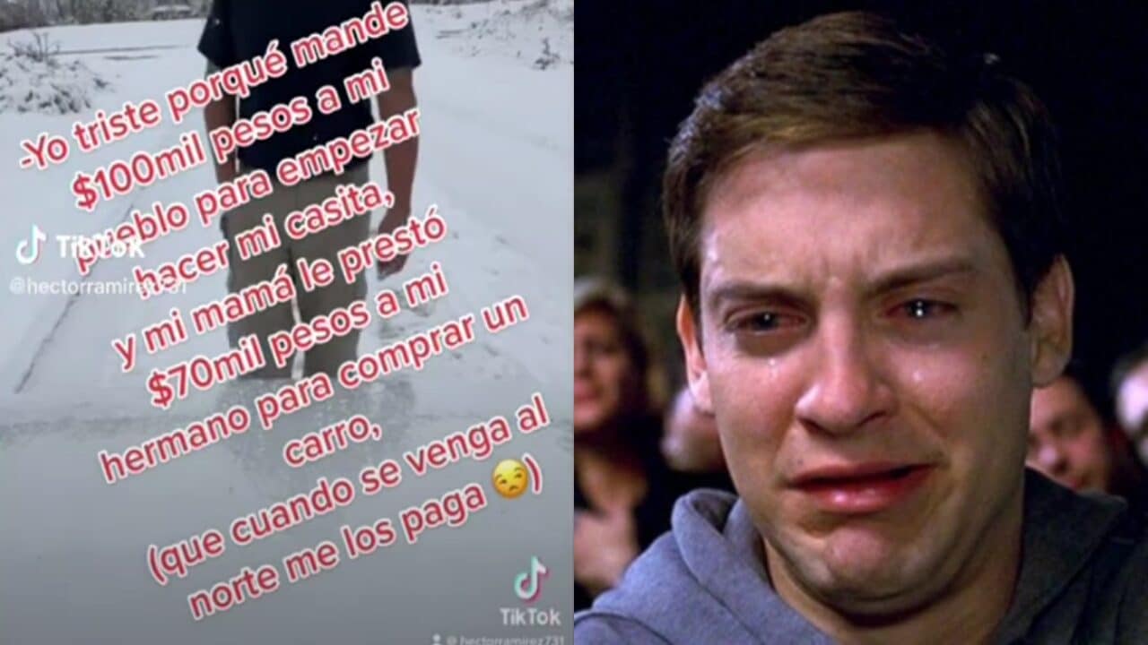 Migrante mamá hijo