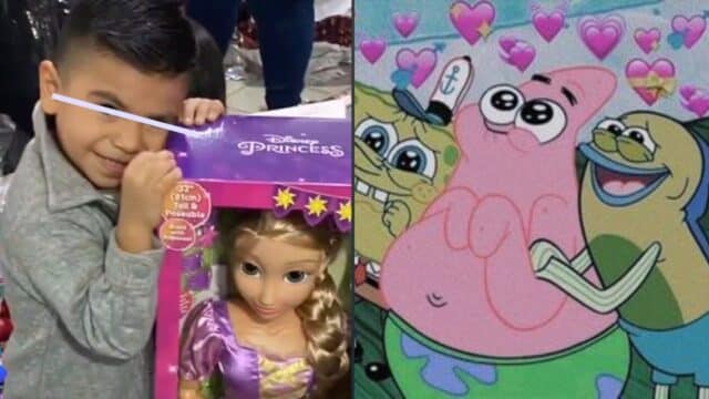 Papás hijo Rapunzel disfras destacada