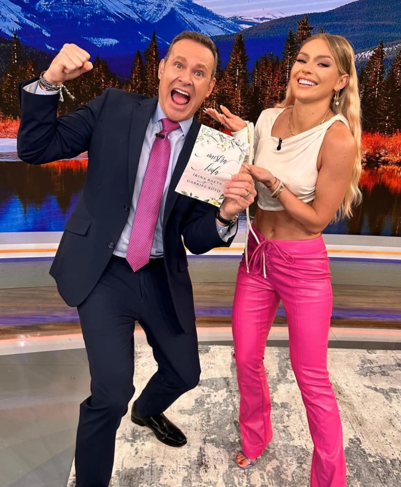 Irina Baeva invitación boda despierta america