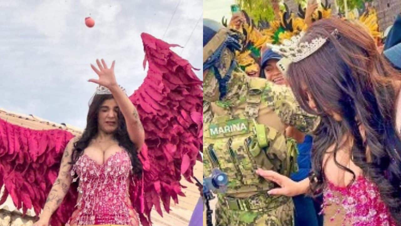 Karely Ruiz huevazos Carnaval Guaymas Sonora