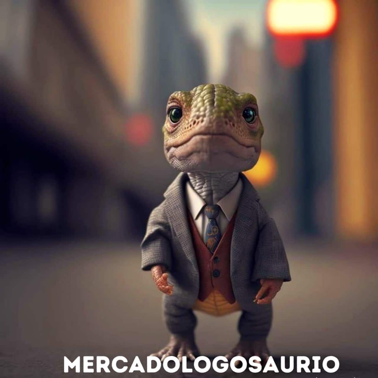 mercadologo meme dinosaurio inteligencia artificial imagen