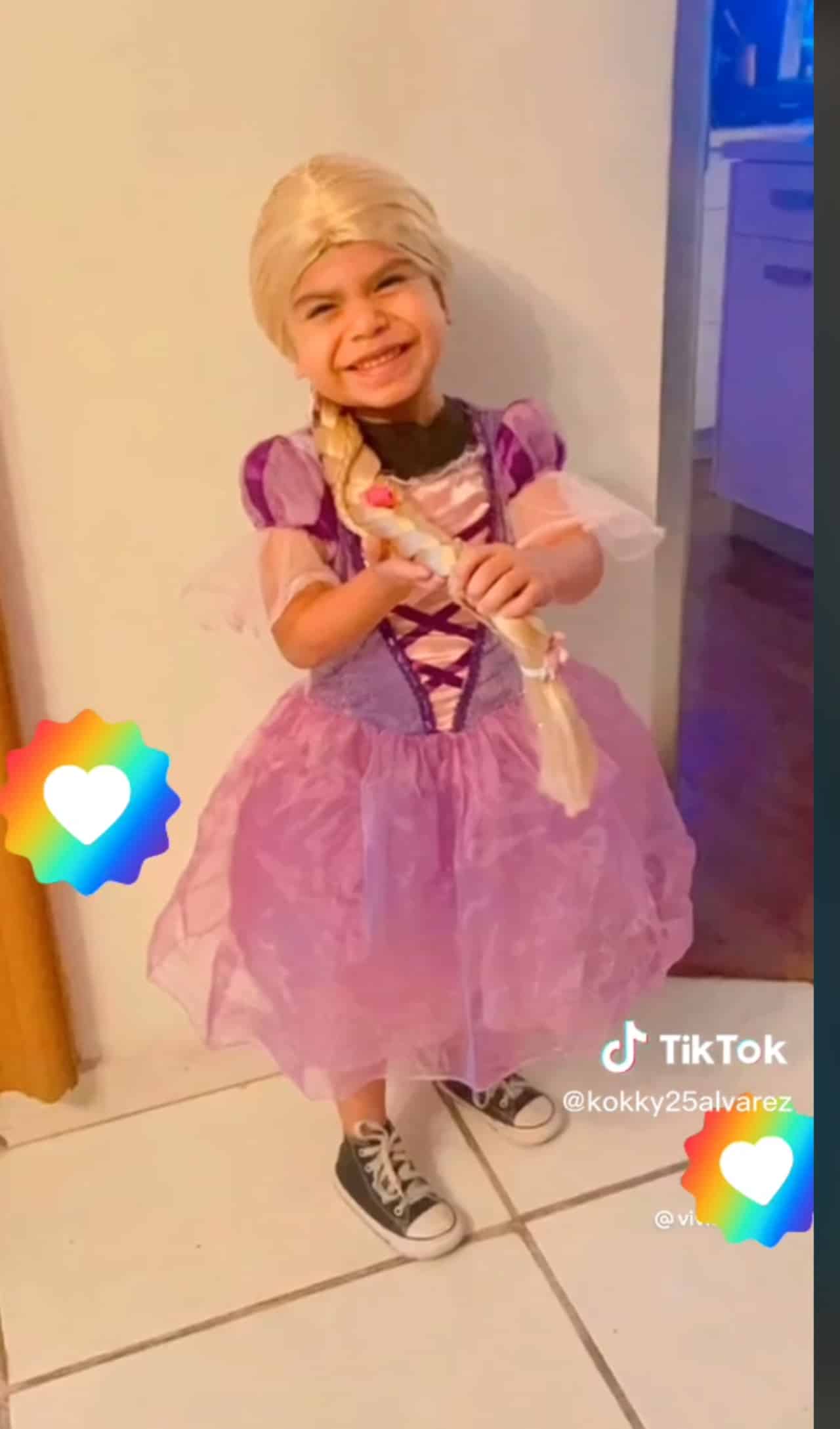 Papás hijo Rapunzel disfras destacada