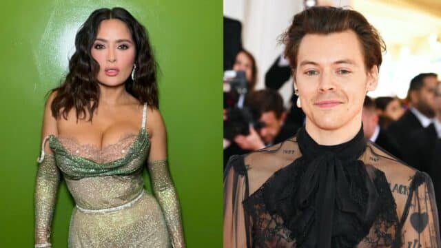 Salma Hayek felicita Harry Styles cumpleaÃ±os