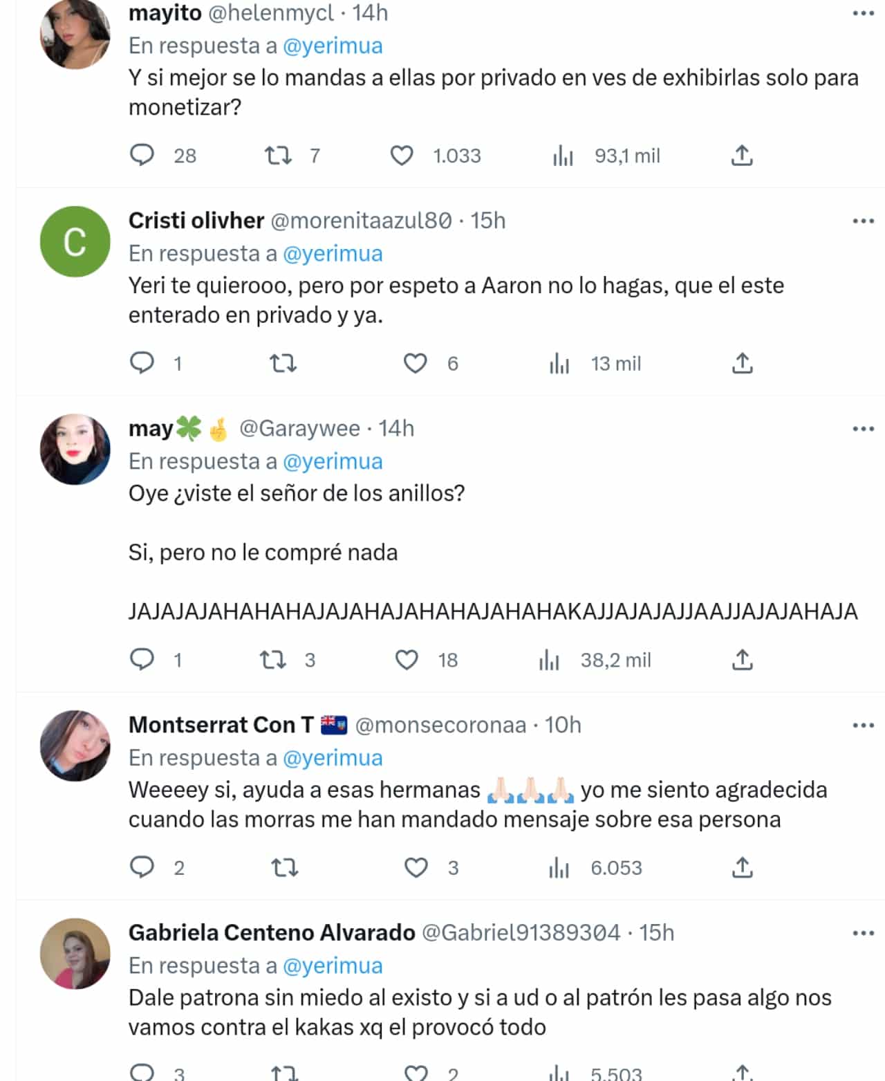 Yeri Mua futbolistas comentarios