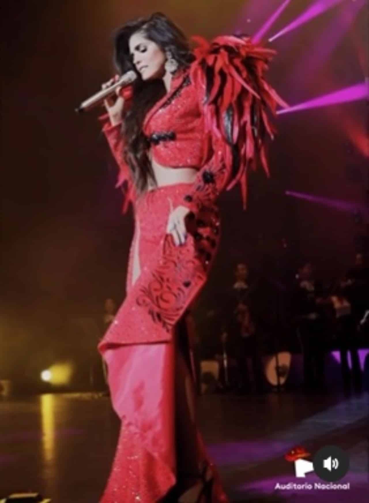 Ana Barbara se cae en escenario