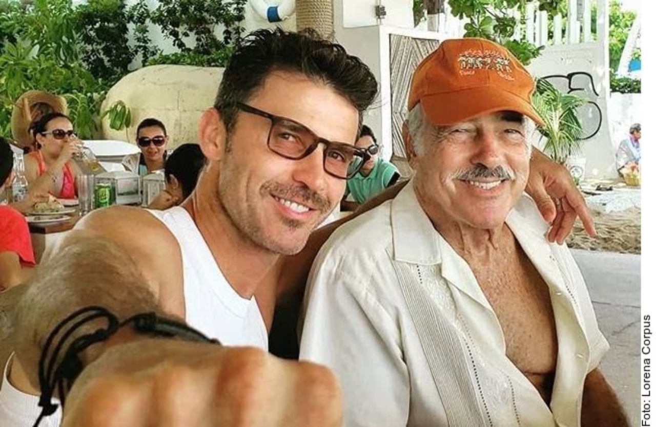 Andrés García hijos Leonardo