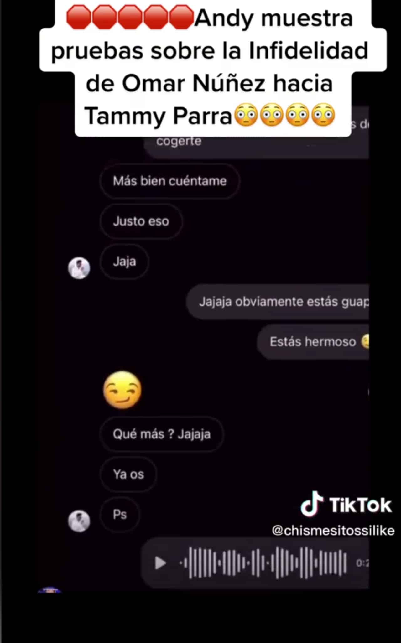 Tammy Parra infidelidad novio