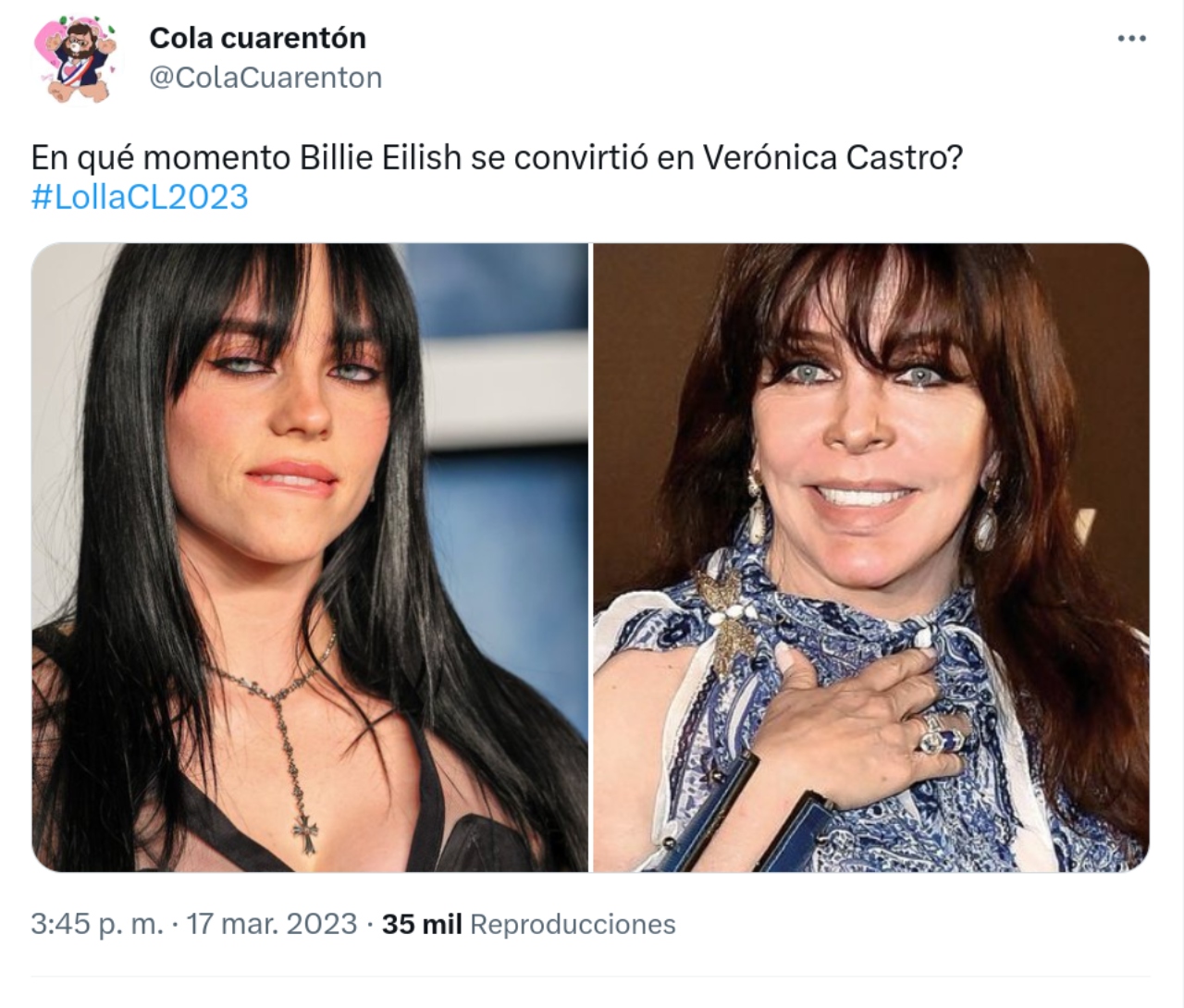 Billie Eilish Verónica Castro