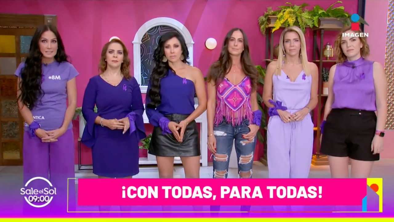 Conductoras de 'Sale el Sol' piden "no nos feliciten" en el 8M en un "paÃ­s machista"