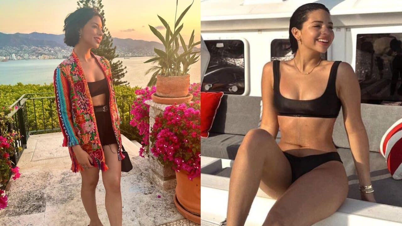 Ángela Aguilar traje de baño
