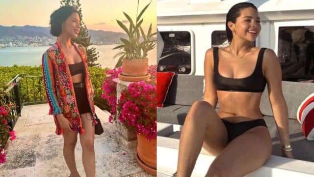 Ángela Aguilar traje de baño