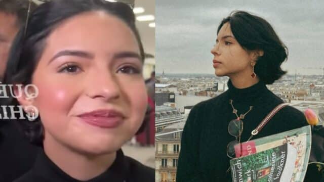 Ángela Aguilar comida francesa
