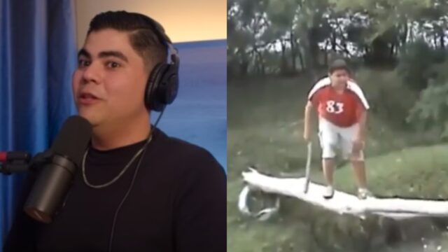 Edgar se cae cuanto gano video