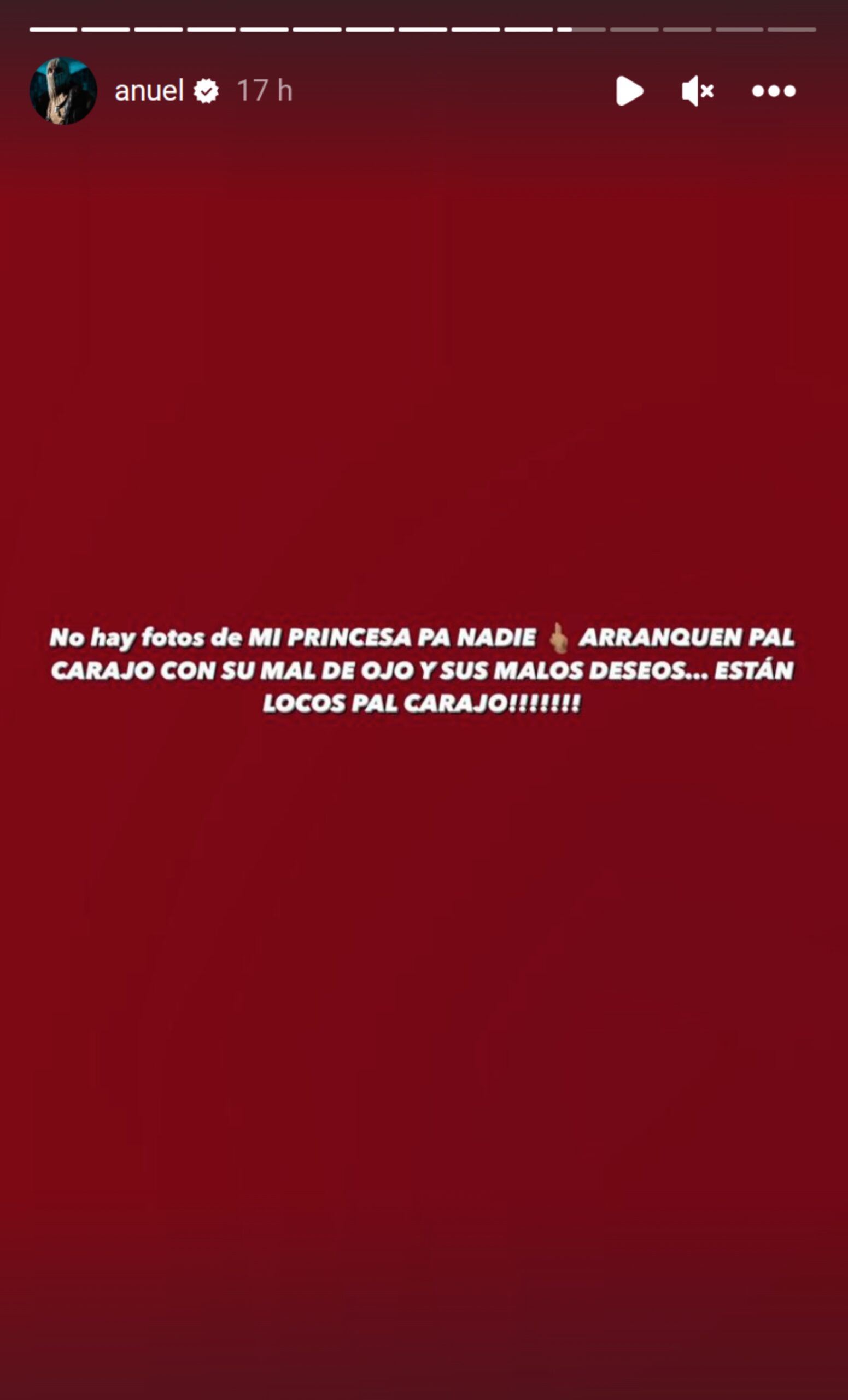 Anuel hija Yailin mal de ojo
