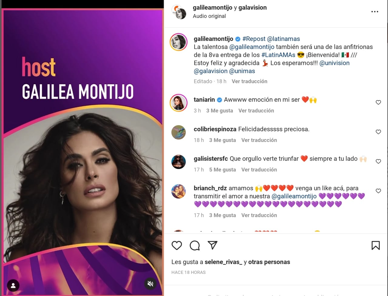 Galilea Montijo Hoy mexico latin american