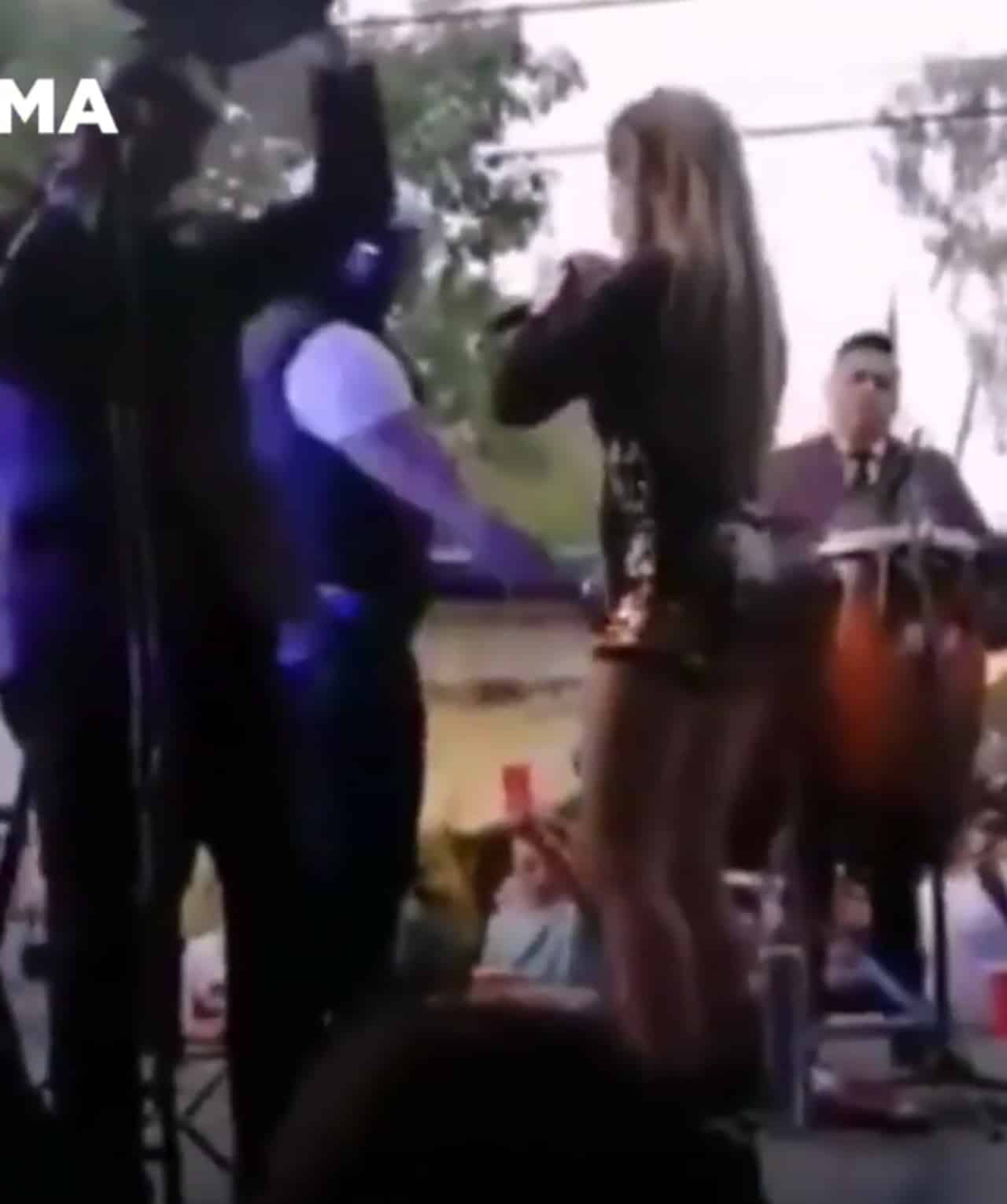 Heidy Infante es agredida física y sexuaImente durante show en vivo